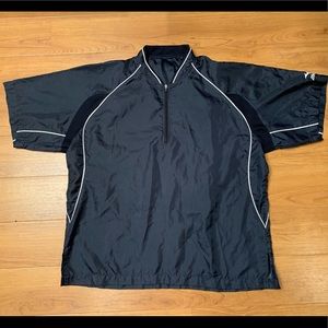 Mizuno Quarter Zip Short Sleeve Pullover Jacket
